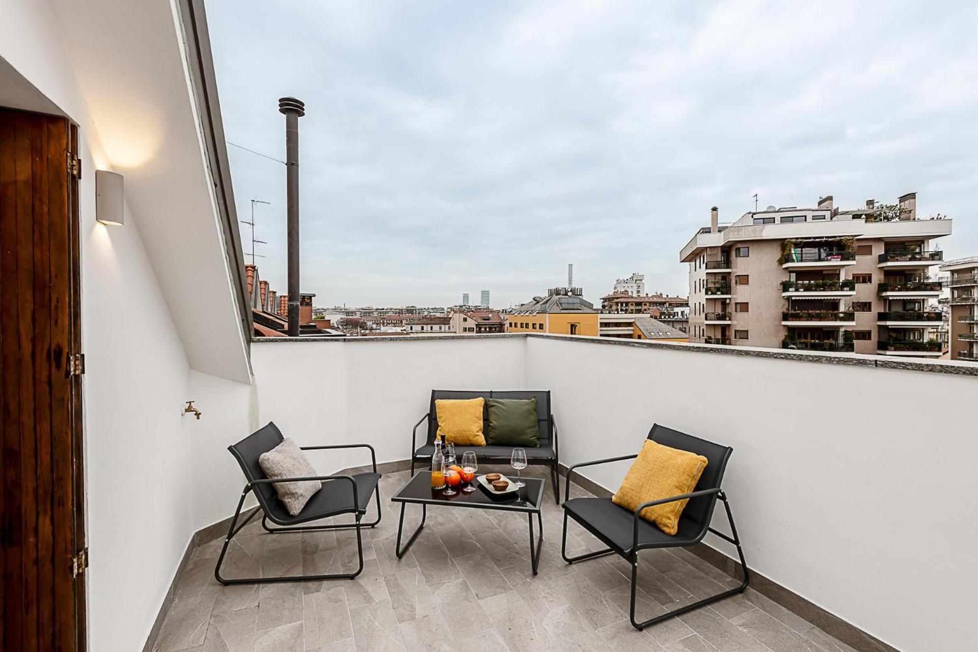 Stayeasy Argelati40 - Penthouse With 2 Bedrooms, 2 Bathrooms And Terrace - Navigli Milano Eksteriør bilde